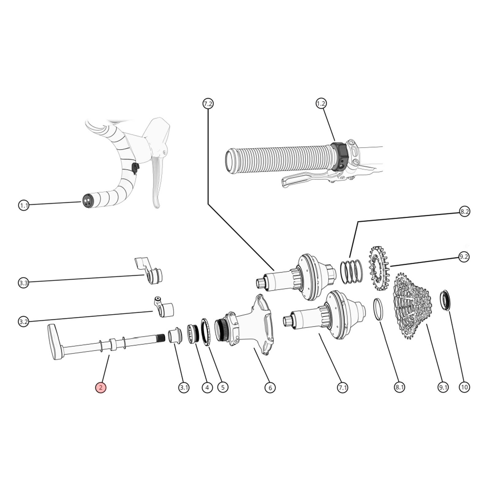 Classified Powershift Smart Thru-Axle B | Steckackse 155,5 mm