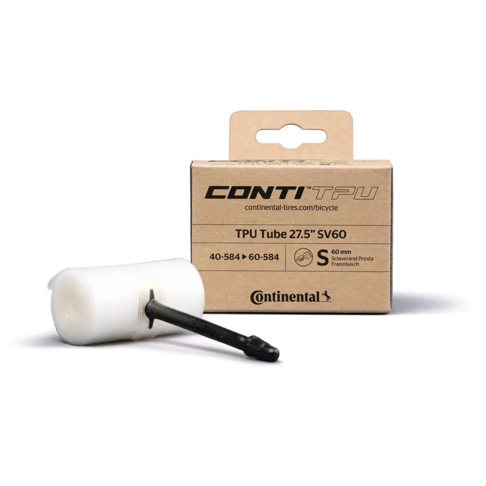 Continental TPU Schlauch MTB 27,5 Zoll x 1.5-2.4 | Sclaverand Ventil 60 mm