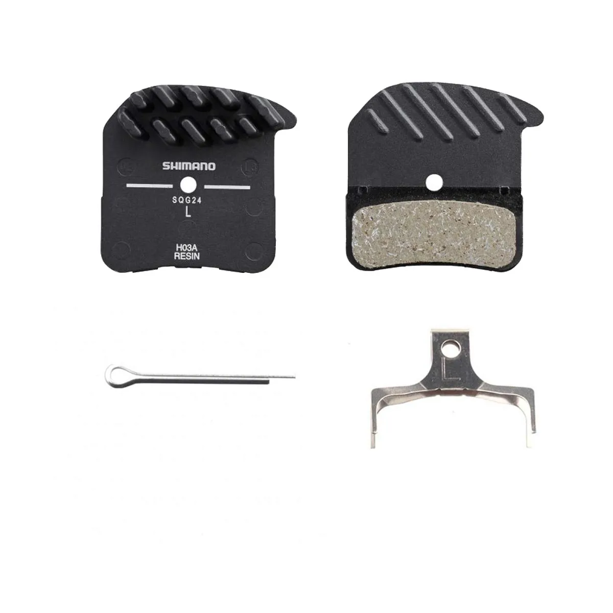 Shimano Disc Bremsbeläge H03A-RF | 4-Kolben MTB IceTec Resin | 1 Paar