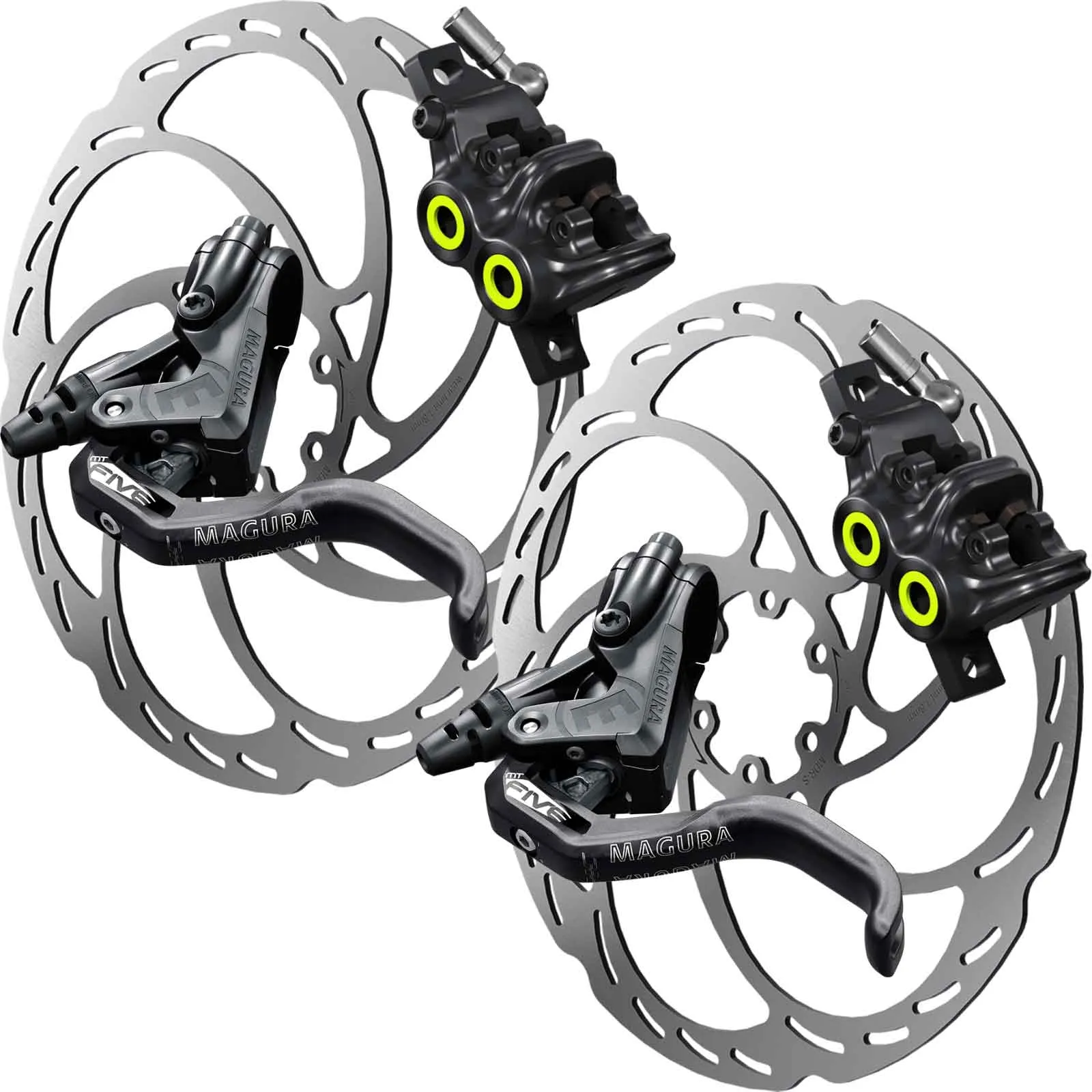 Disc Brake Set | Magura MT5 Pro HC Scheibenbremsen + MDR-S 2.0 Scheiben 6 Loch