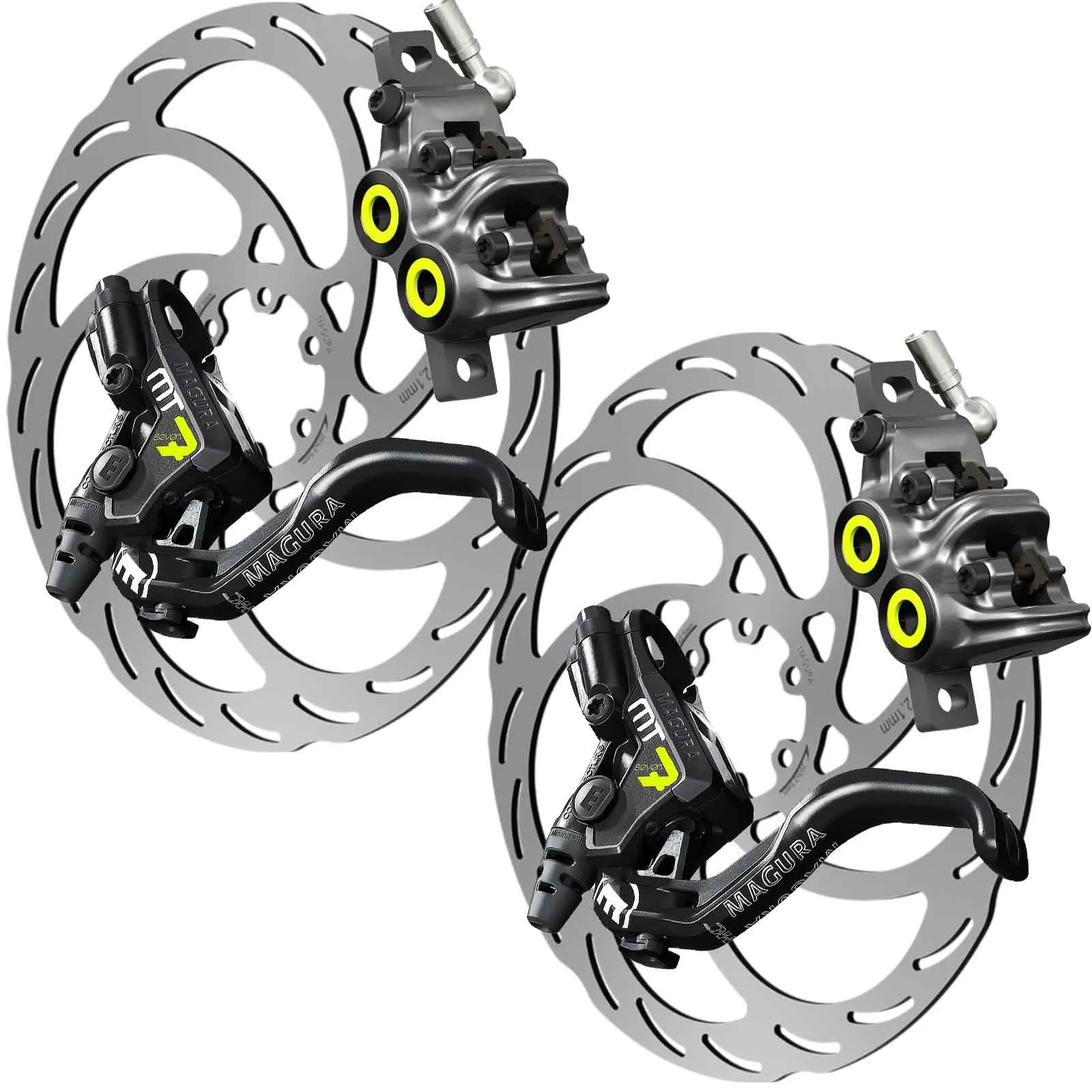 Disc Brake Set | Magura MT7 Pro HC Scheibenbremsen + MDR-S 2.0 Scheiben 6 Loch