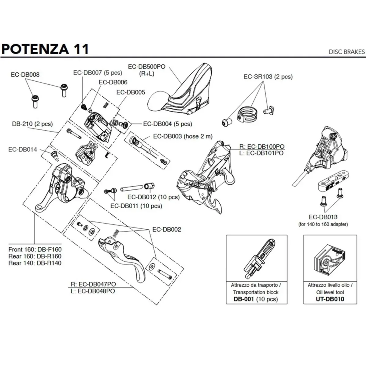 Campagnolo Brems-Schalthebel Ersatzteil EC-DB007 | Entlüftungsschraube Hauptbremszylinder 1 Stk