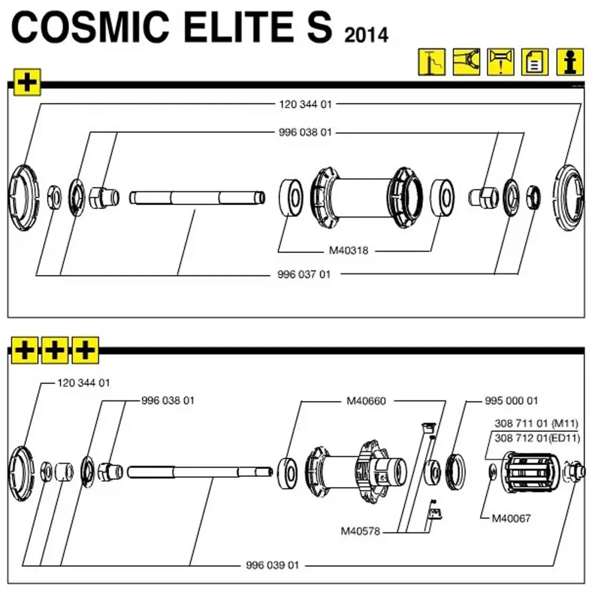 Mavic Aksium / Cosmic / Ksyrium Lagerabdeckung + Verschraubung Set für 1 Seite