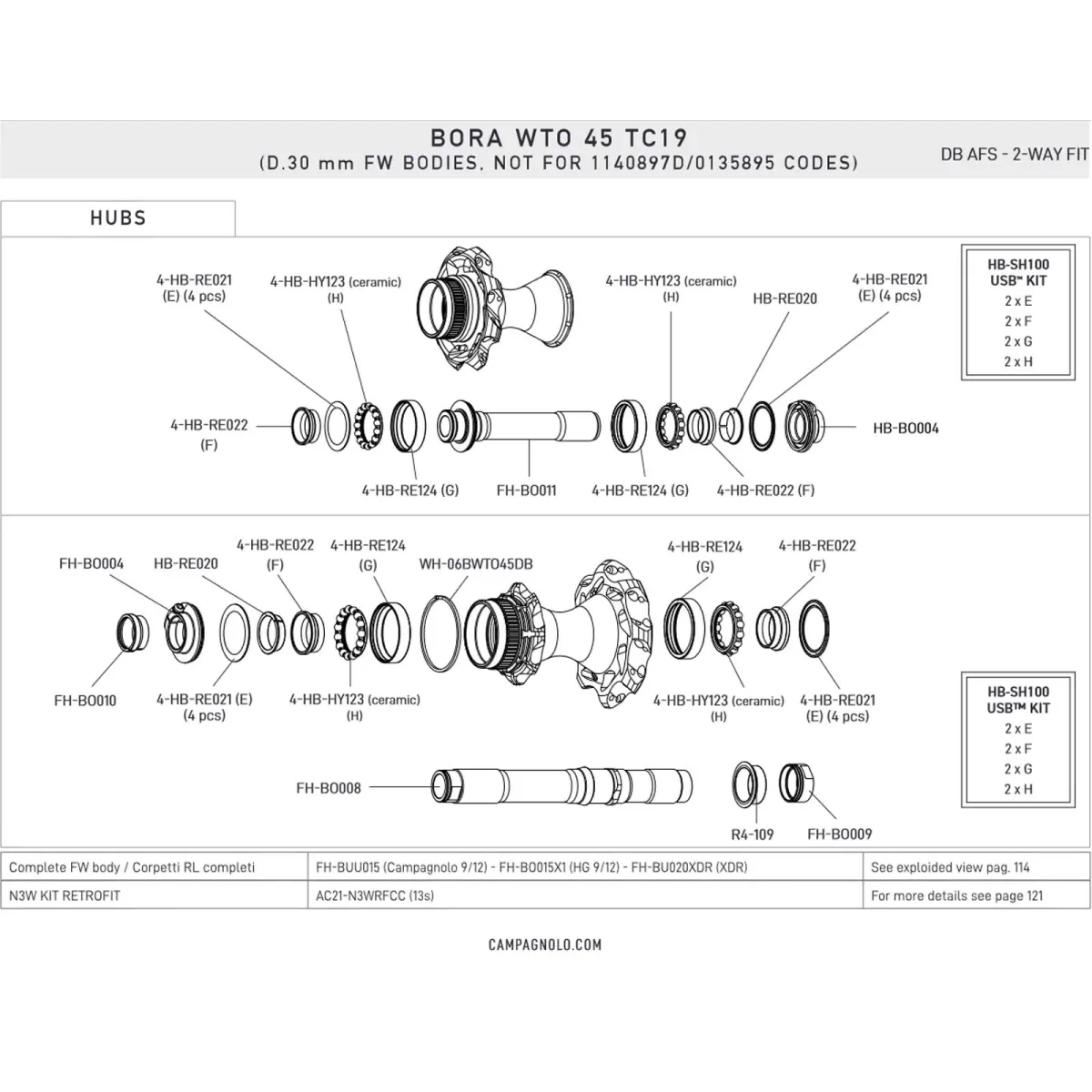 Campagnolo Freilaufkörper OS30 Alu Campagnolo N3W