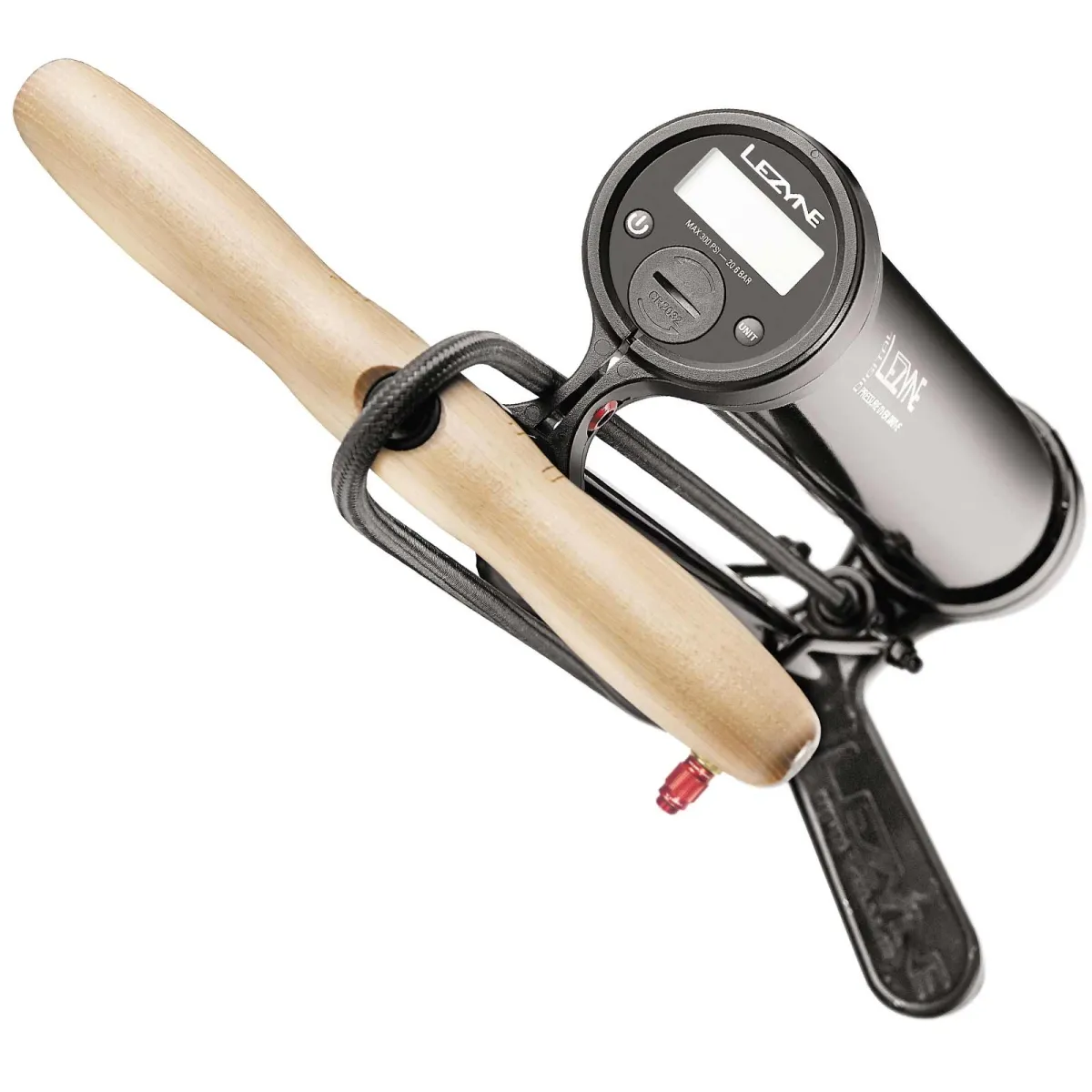 Lezyne Digital Pressure Over Drive Standpumpe schwarz max 15 bar