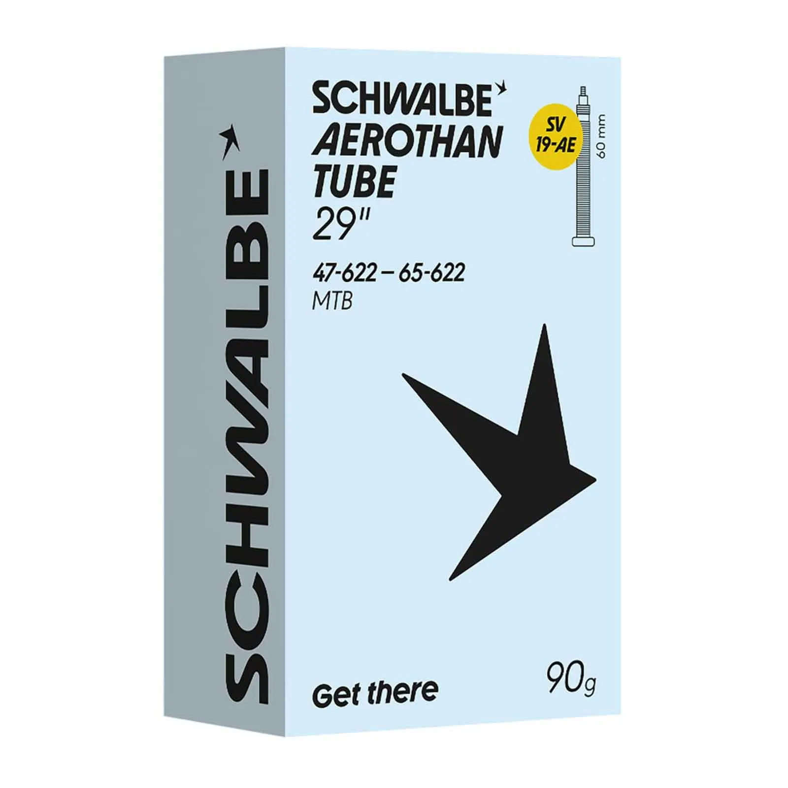 Schwalbe TPU Schlauch Aerothan SV19-AE MTB | 29 Zoll x 1,75-2.6 Sclaverand Ventil 60 mm