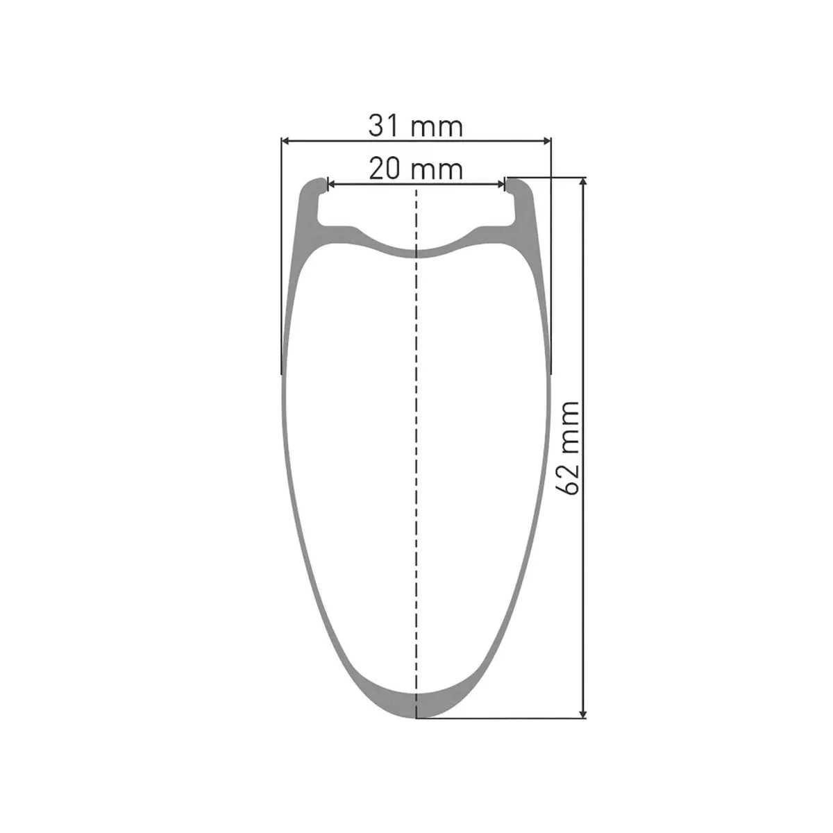 DT Swiss ARC 1400 Dicut DB 62 WTS Hinterrad Disc CL 28 Zoll / 700C