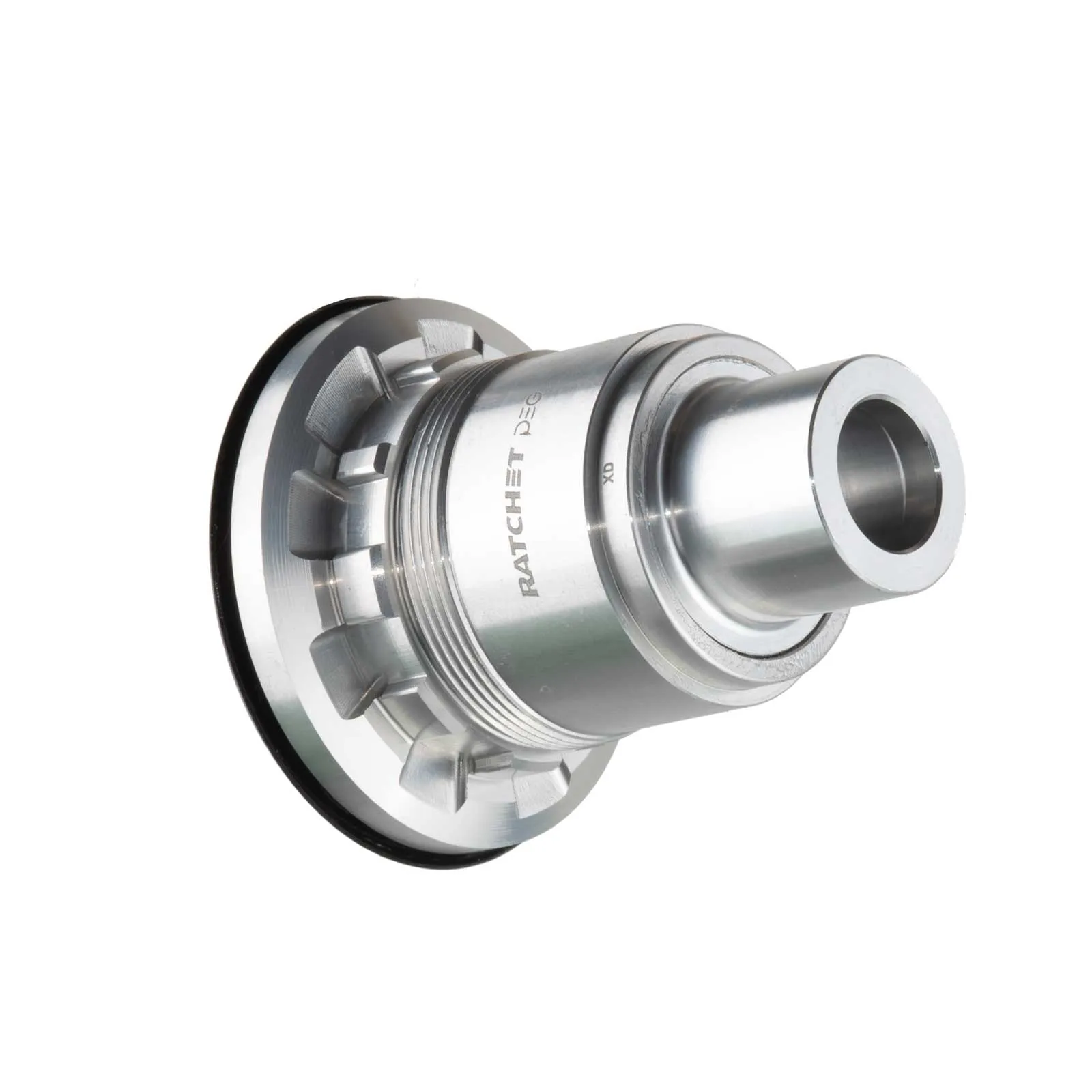 DT Swiss Ratchet DEG MTB Freilaufkörper-Kit Silber | Ceramic Light Alu Sram XD + Endanschlag rechts 12x148/157 mm