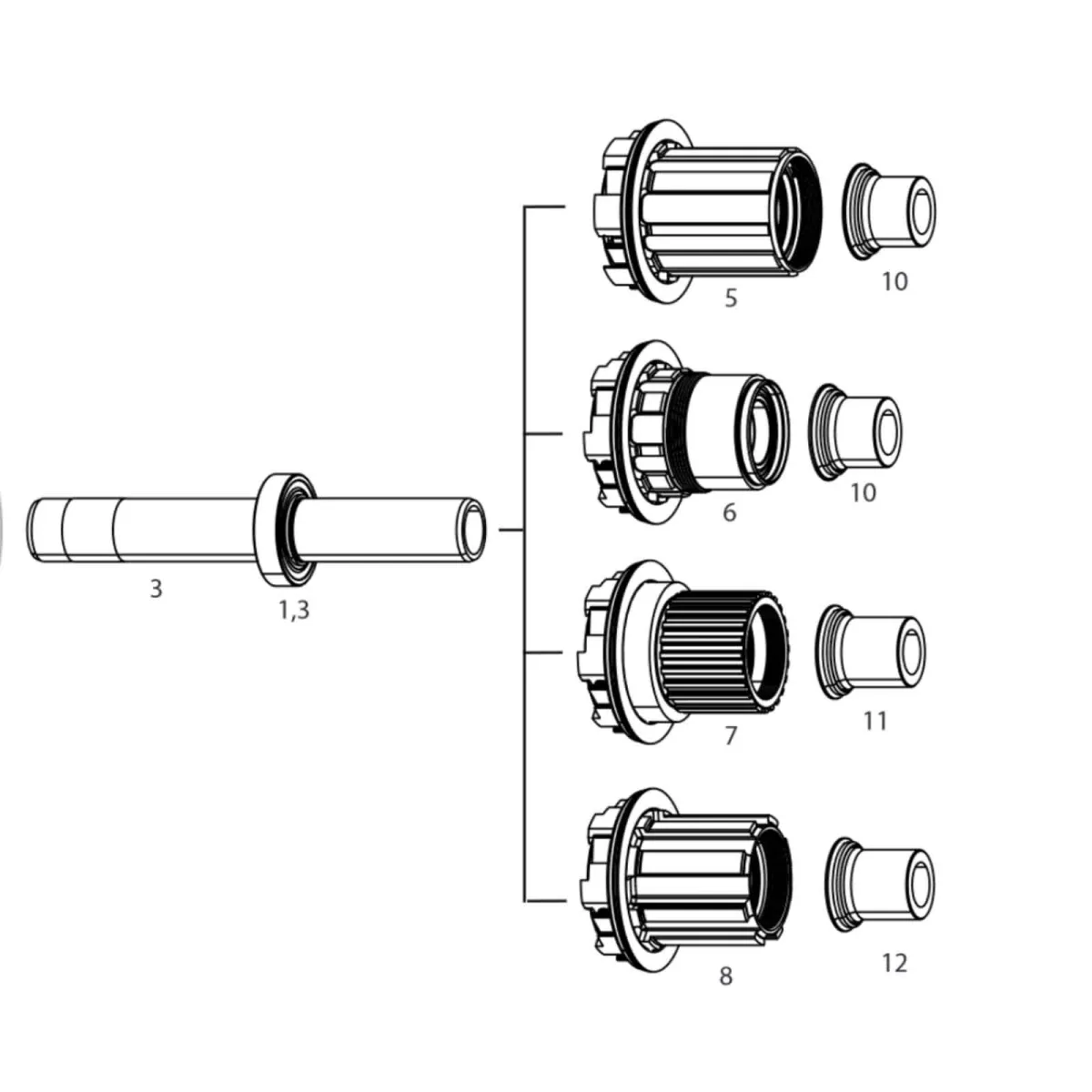 Zipp Freilaufkörper ZR1 - ZM2SL | Micro Spline