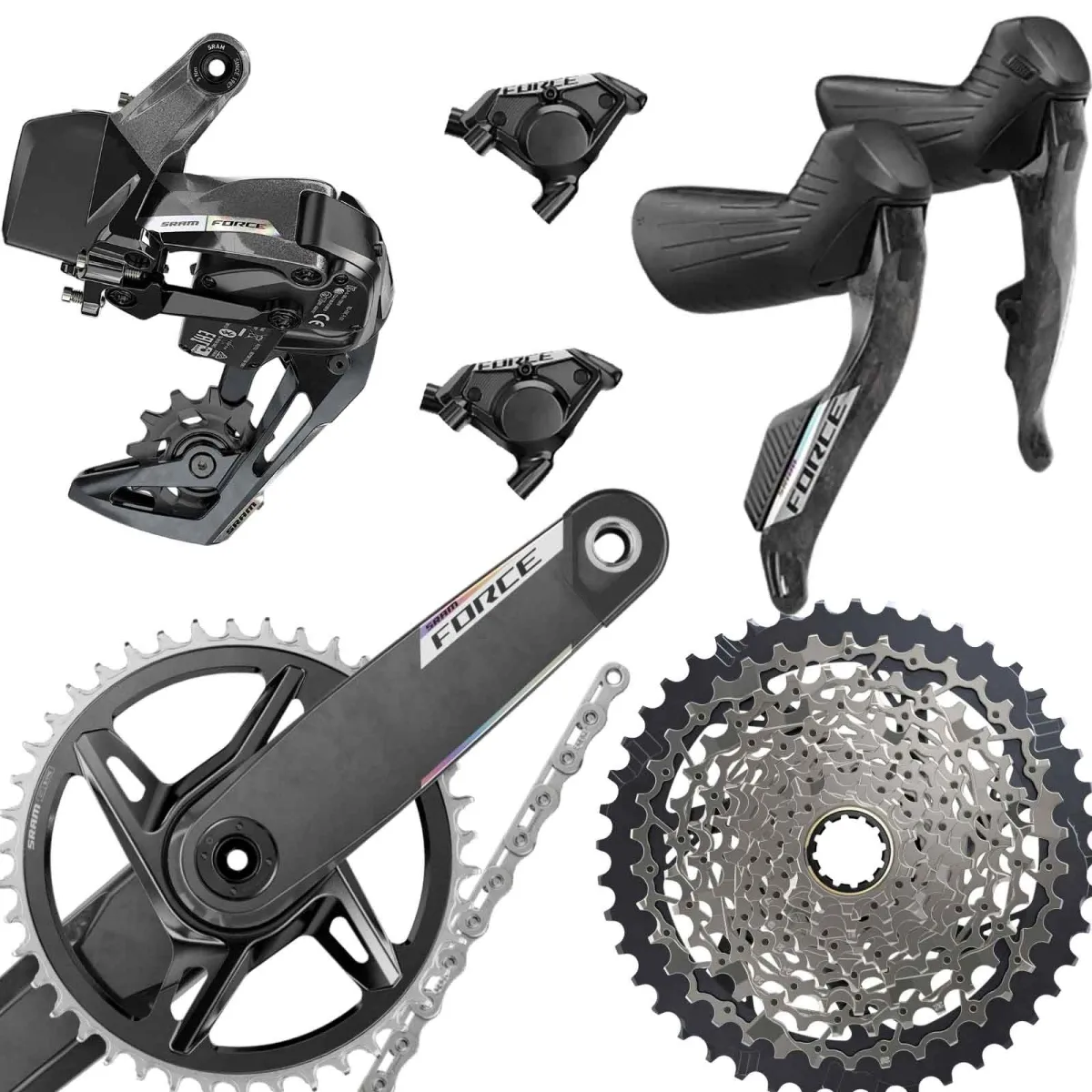 パーツ SRAM FORCE D2 XPLR Sram przerzutka tylnia Force XPLR AXS D2 12rz 44T - Cyklomania