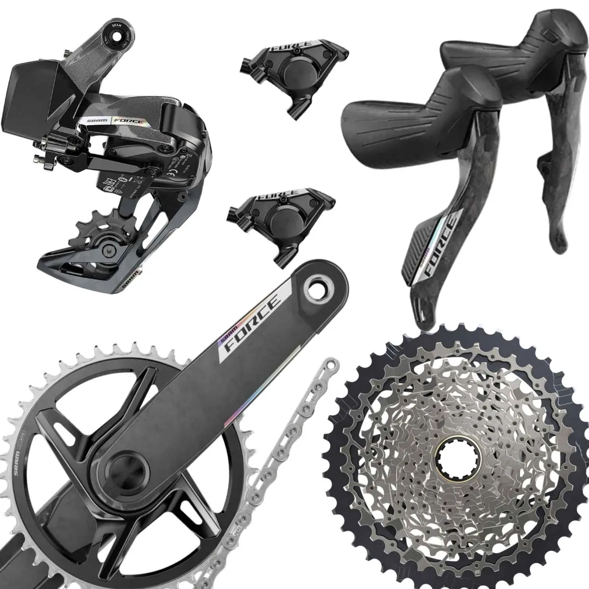 Sram Force XPLR AXS Gruppe D2/E1 PWR Powermeter Disc 12x1-fach Mod 26