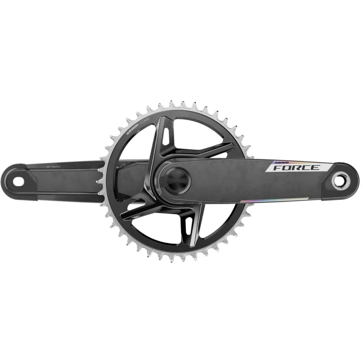 Sram Force XPLR E1 AXS PWR Powermeter Kurbel DUB WIDE Carbon | 13/12x1-fach 42 Zähne 170 mm Mod 26
