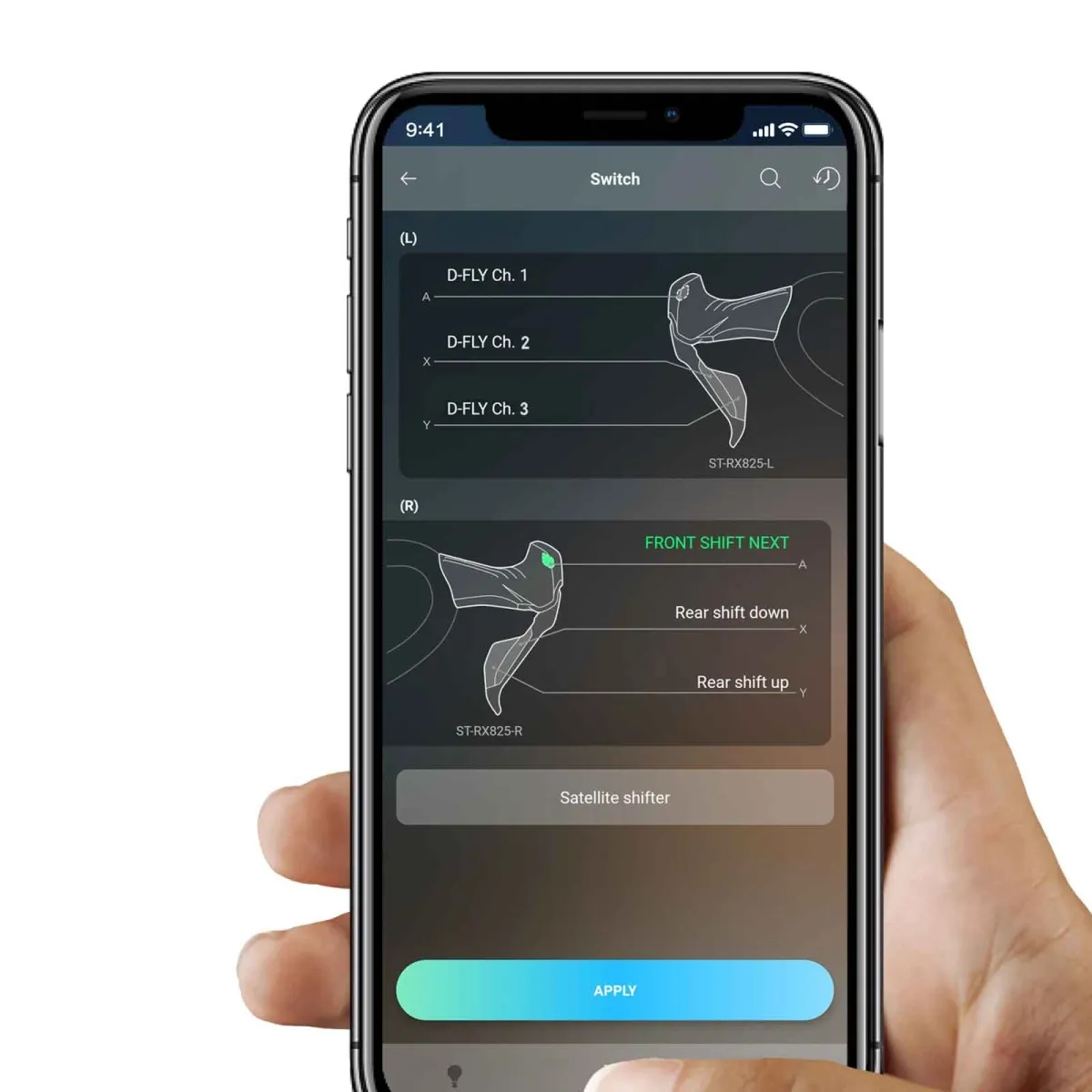 Scheibenbremse Shimano GRX Di2 Wireless | 2-fach ST-RX825-L + Bremssattel BR-RX820