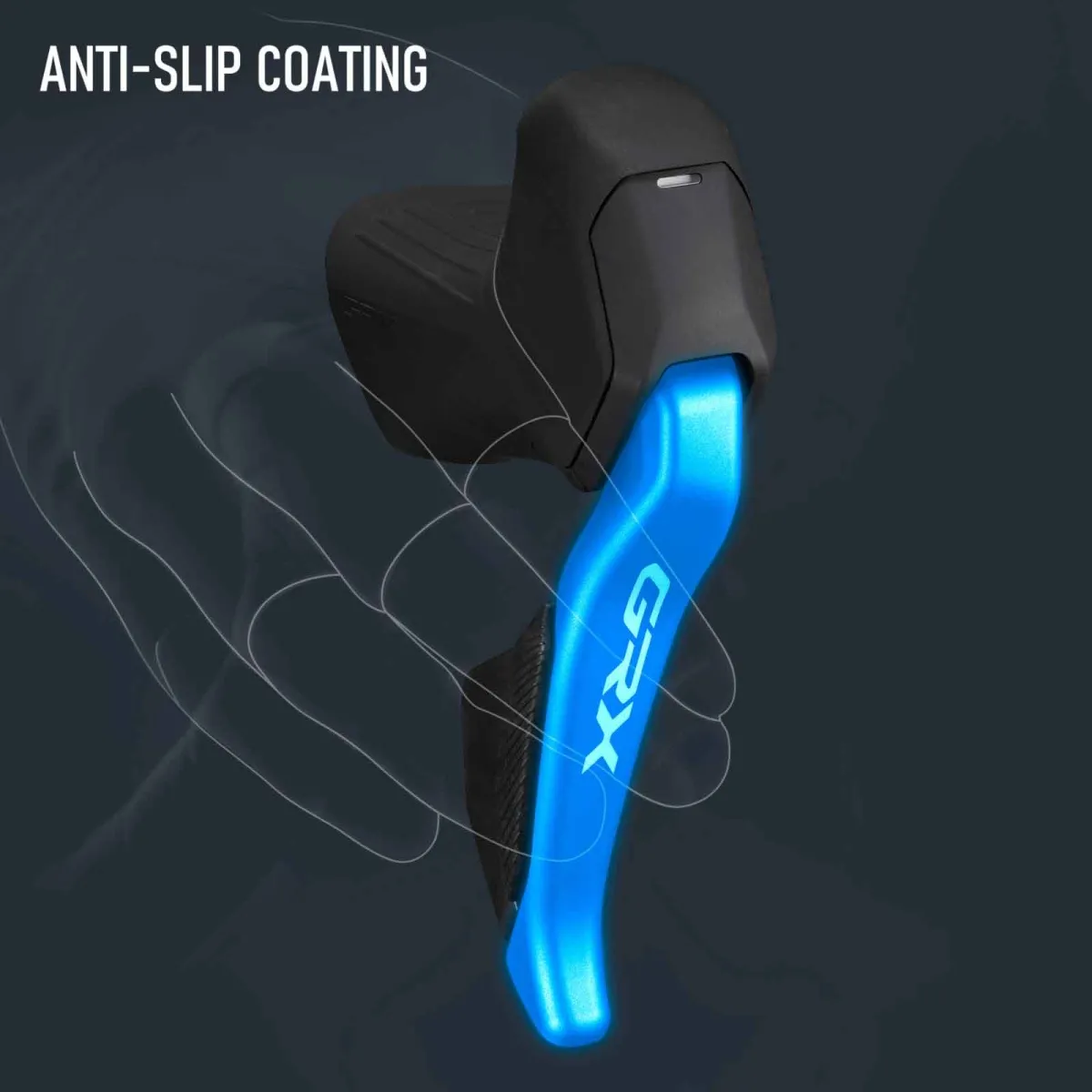 Scheibenbremse Shimano GRX Bremshebel BL-RX825-L links + Bremssattel BR-RX820 komplett