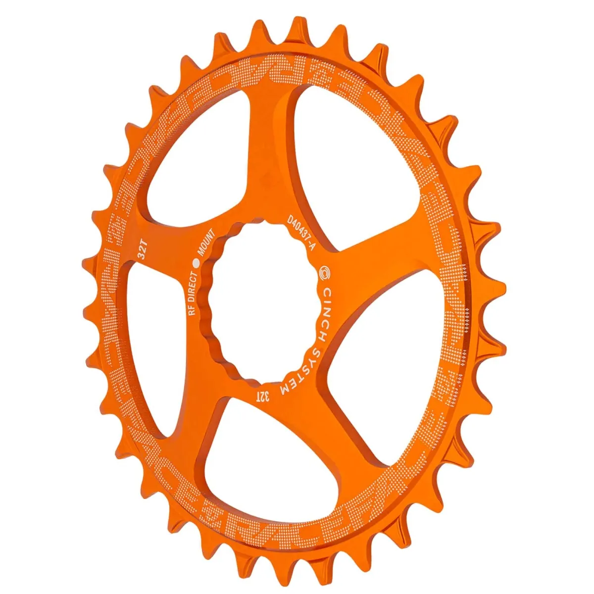 Race Face Kettenblatt 1x Cinch Direct Mount 3mm Offset Narrow Wide orange 36 Zähne