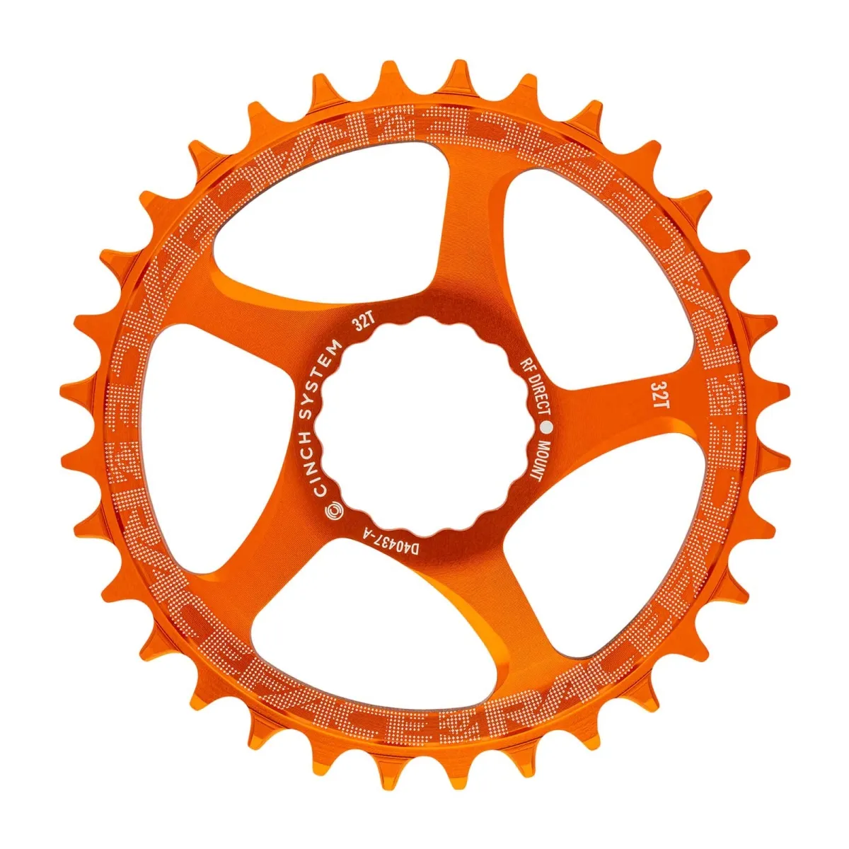 Race Face Kettenblatt 1x Cinch Direct Mount 3mm Offset Narrow Wide orange 34 Zähne