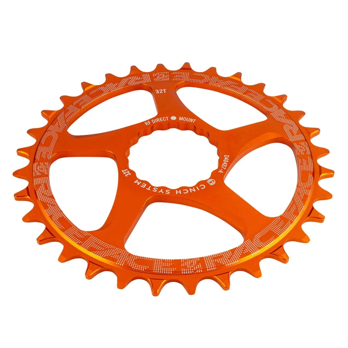 Race Face Kettenblatt 1x Cinch Direct Mount 3mm Offset Narrow Wide orange 32 Zähne