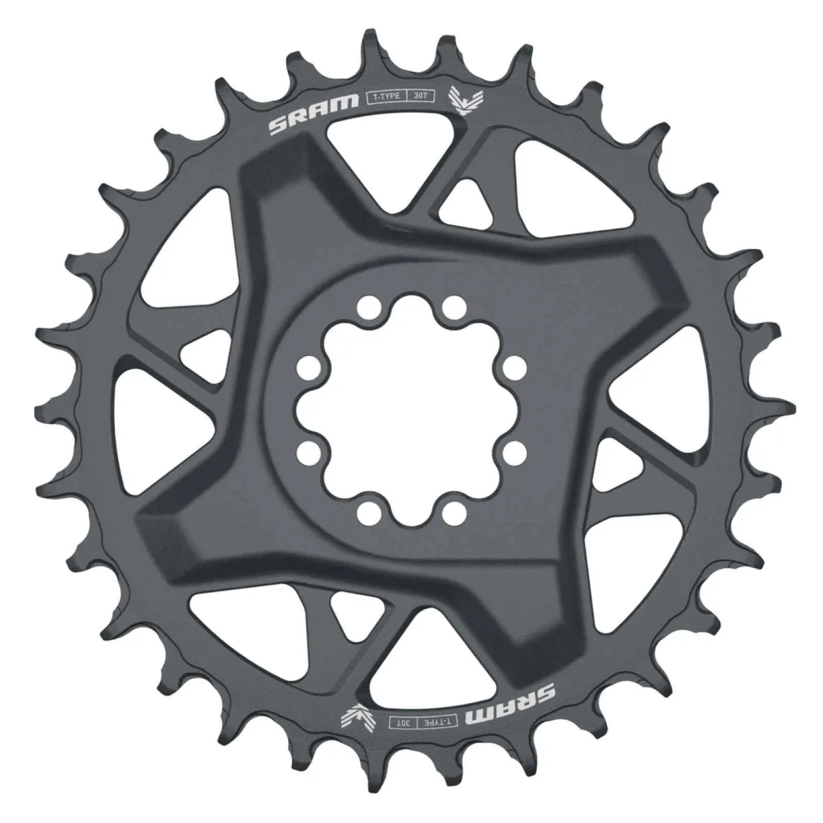 Sram GX Eagle T-Type Kettenblatt 8-Loch DM Offset 3mm schwarz 32 Zähne