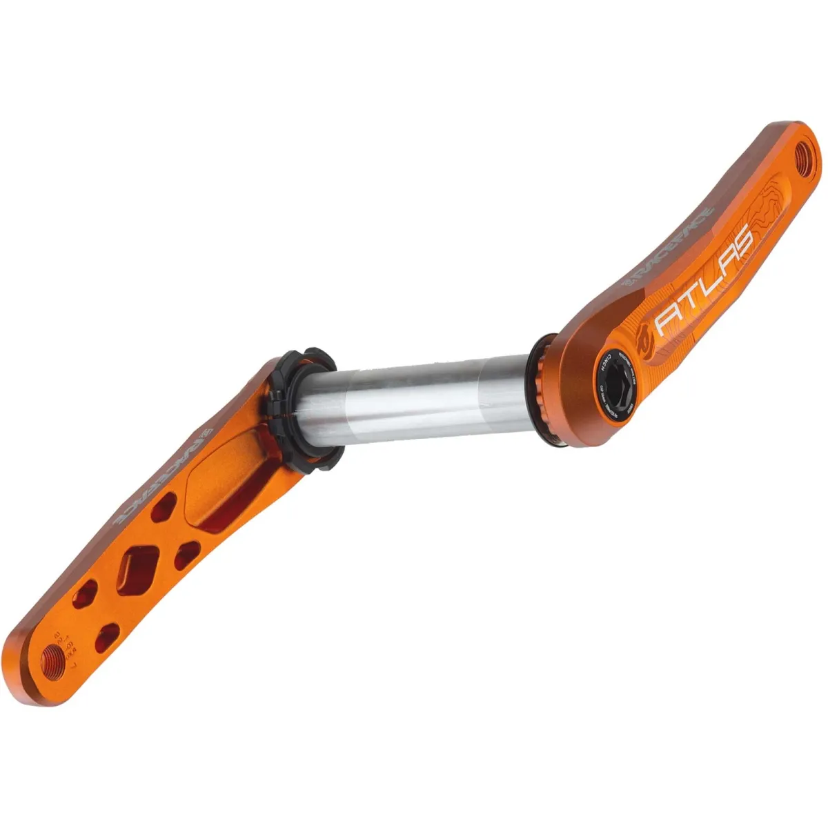 Race Face Atlas Kurbelarme Cinch 68-73mm | 136mm Spindel orange 165 mm