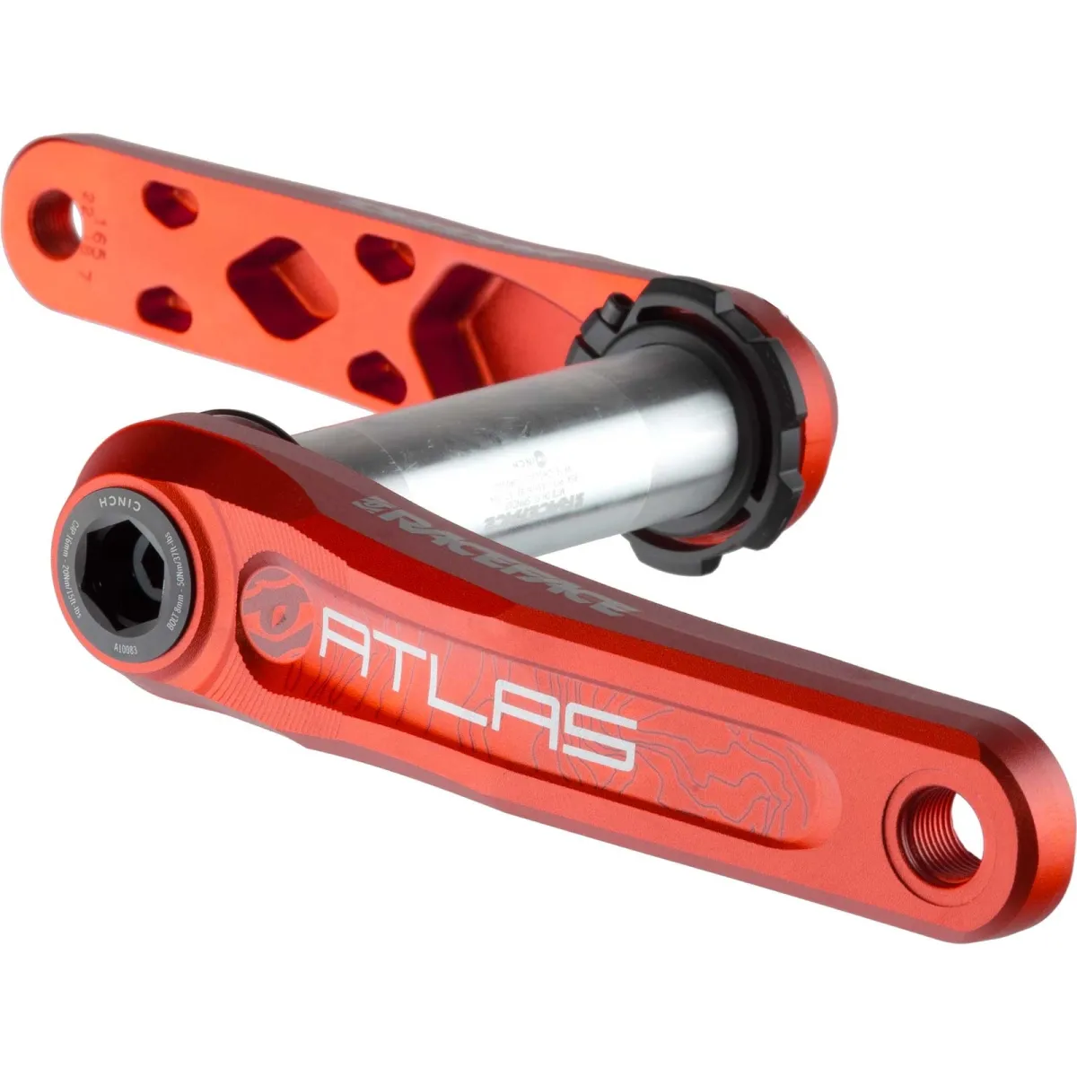 Race Face Atlas Kurbelarme Cinch 68-73mm | 136mm Spindel rot 170 mm