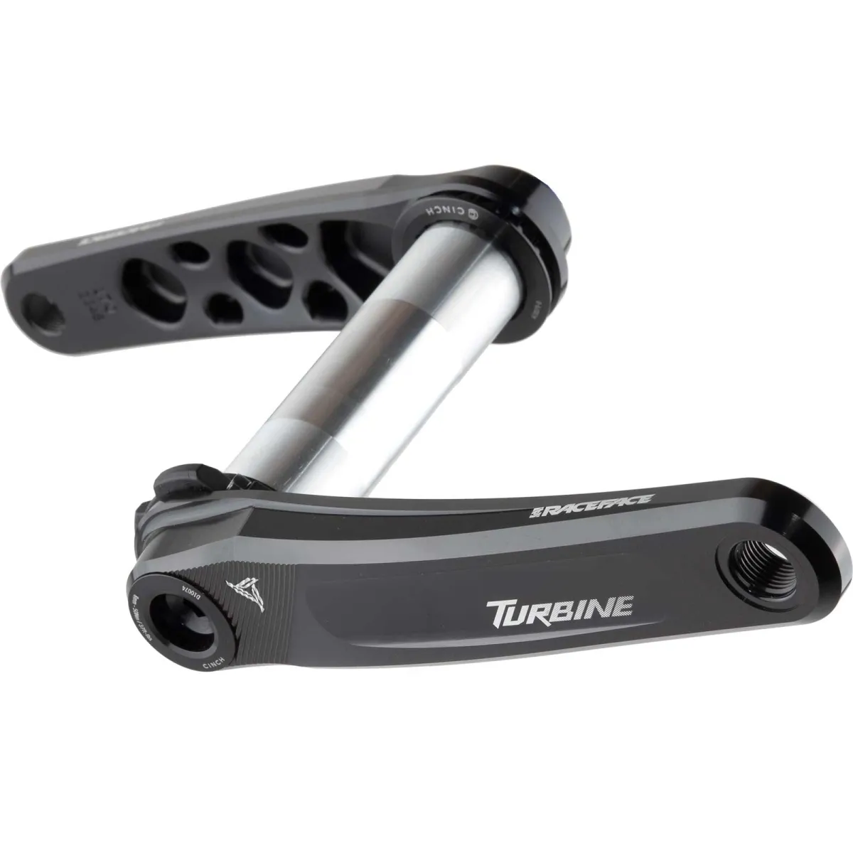 Race Face Turbine Kurbelarme Cinch | 143 Spindel schwarz 175 mm