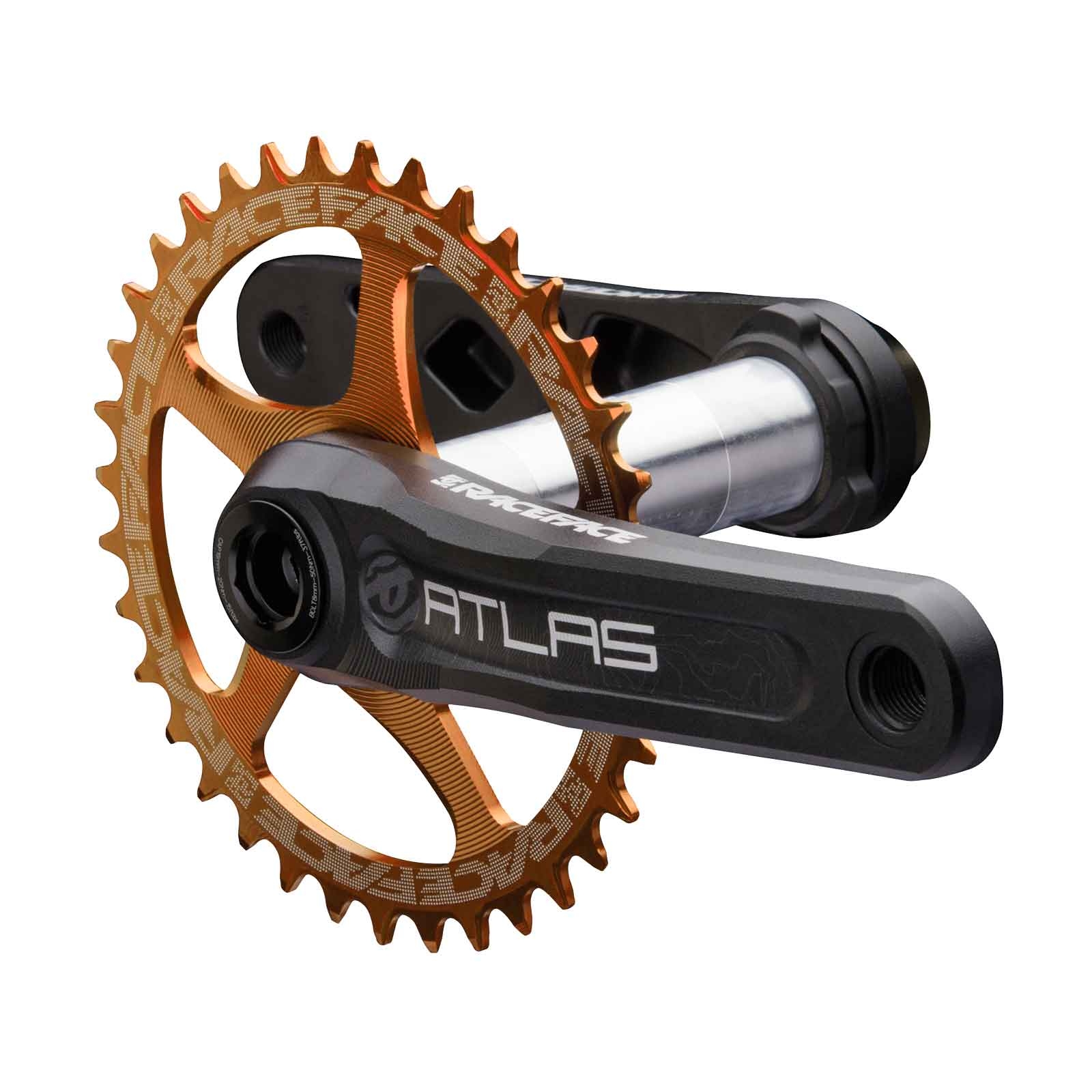 Race Face Atlas Kurbel Cinch 83mm | DH Spindel 151mm mit Narrow Wide Kettenblatt | Länge 170 mm