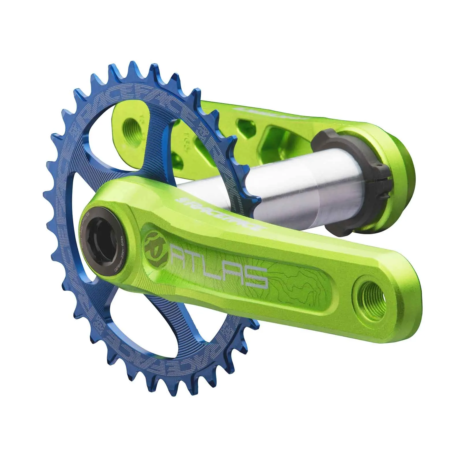 Race Face Atlas Kurbel Cinch 83mm | DH Spindel 151mm mit Narrow Wide Kettenblatt | Länge 170 mm