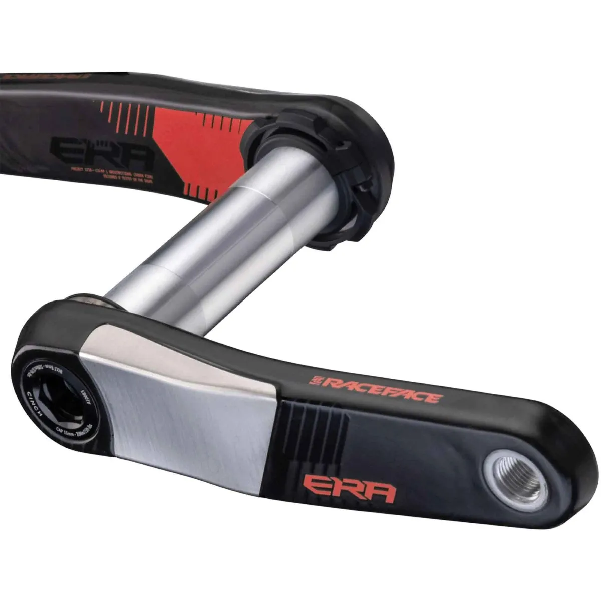 Race Face ERA Kurbelarme Carbon Cinch | 136 Spindel red 170 mm