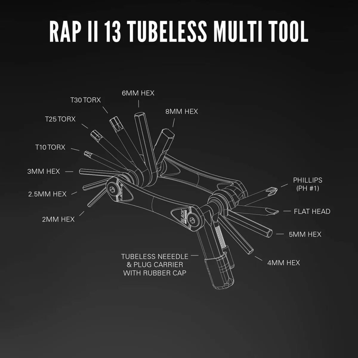 Lezyne Multitool RAP II 13