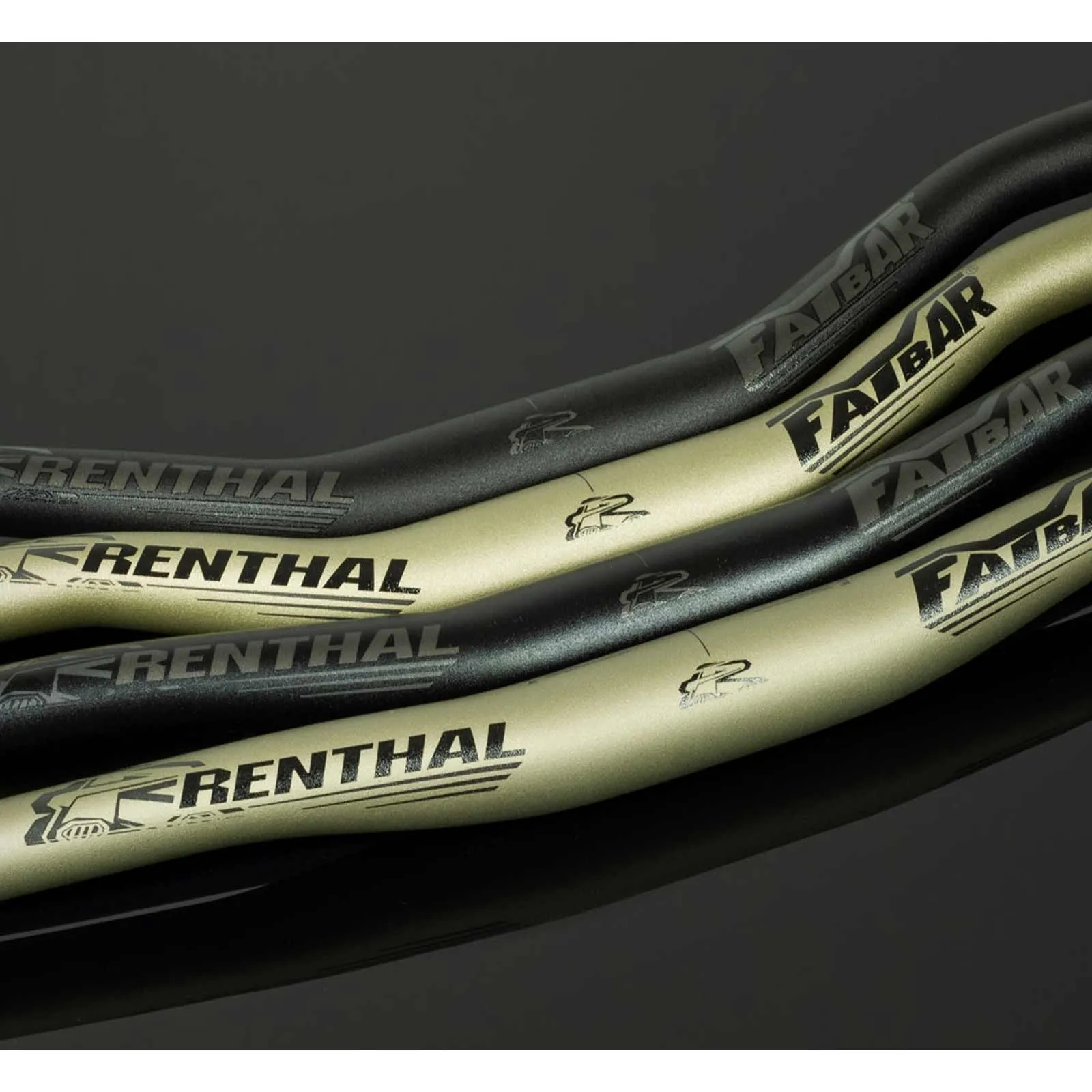 Renthal V3 Fatbar MTB Riser Alu 31,8 Ø | Rise 10mm Breite 800mm gold