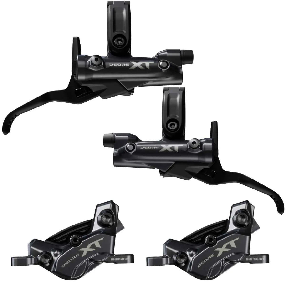 Discset Shimano Deore XT M8220 Scheibenbremsen 4-Kolben komplett