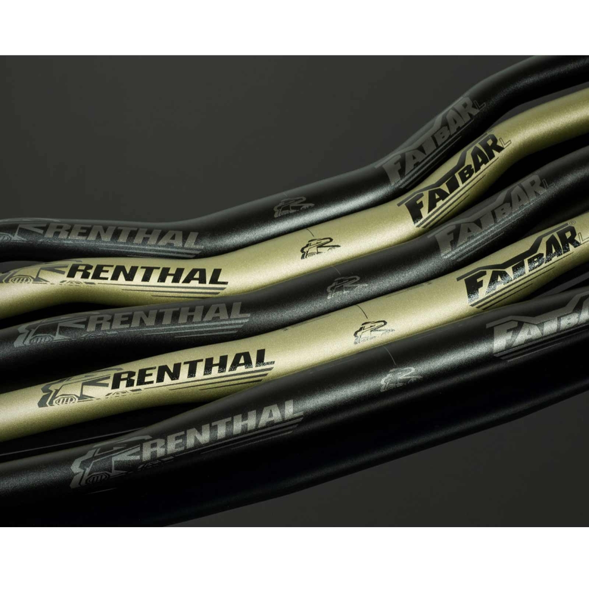 Renthal V3 Fatbar Lite35 Riser Alu35 Ø | Rise 40mm Breite 760mm gold