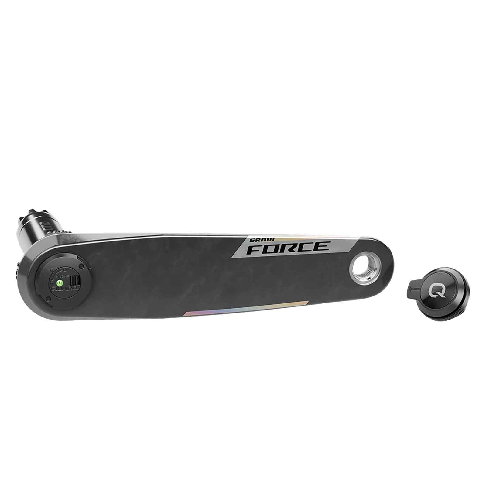 Sram Force AXS E1 XPLR PWR-Powermeter Upgrade | DUB Road Wide Kurbelarm links 160 mm