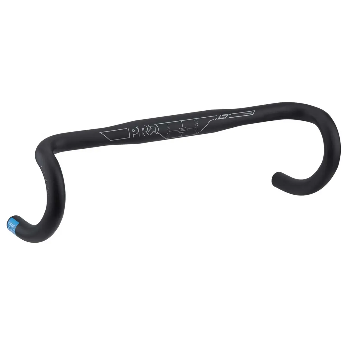 Pro LT Compact Alu Rennrad-Lenker Breite 38 cm