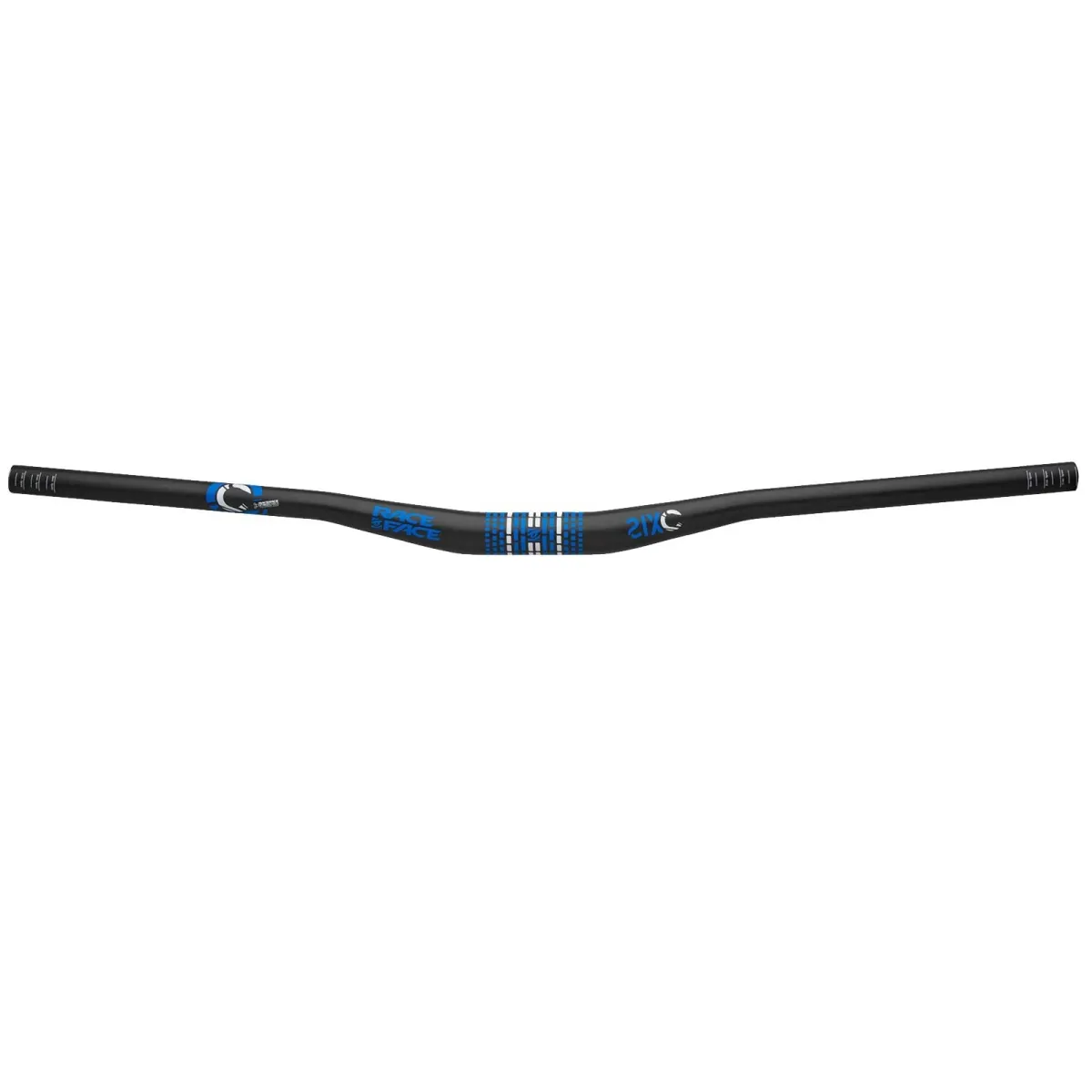 Race Face Sixc 3/4 DH Riser 31,8 Ø | 20mm Rise 785mm Breite carbon-blau