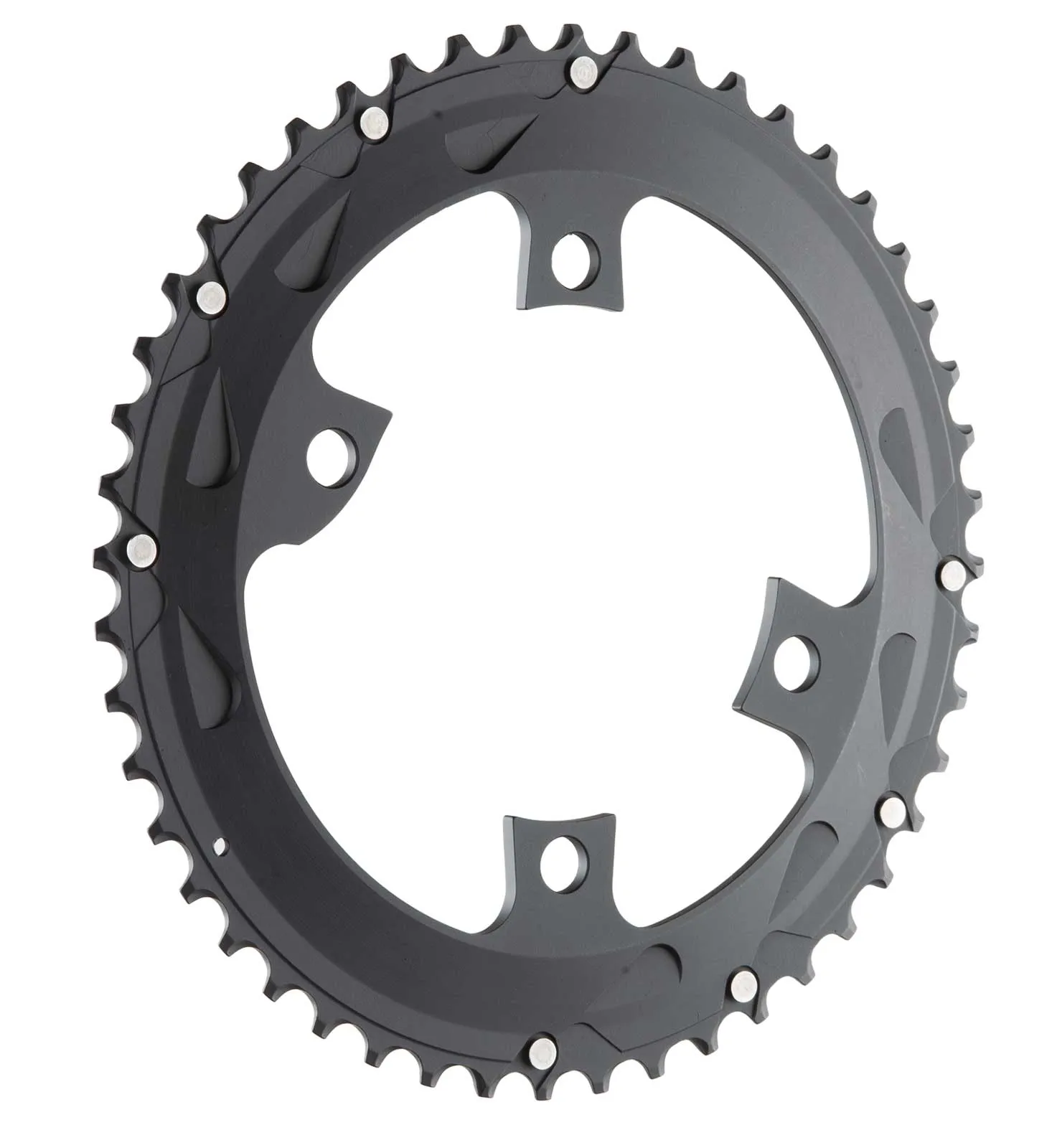Stronglight Type Ultegra FC-R8000 Rennrad ct2 Kettenblatt 4 Arm 110 Lochkreis aussen schwarz 49 Zähne
