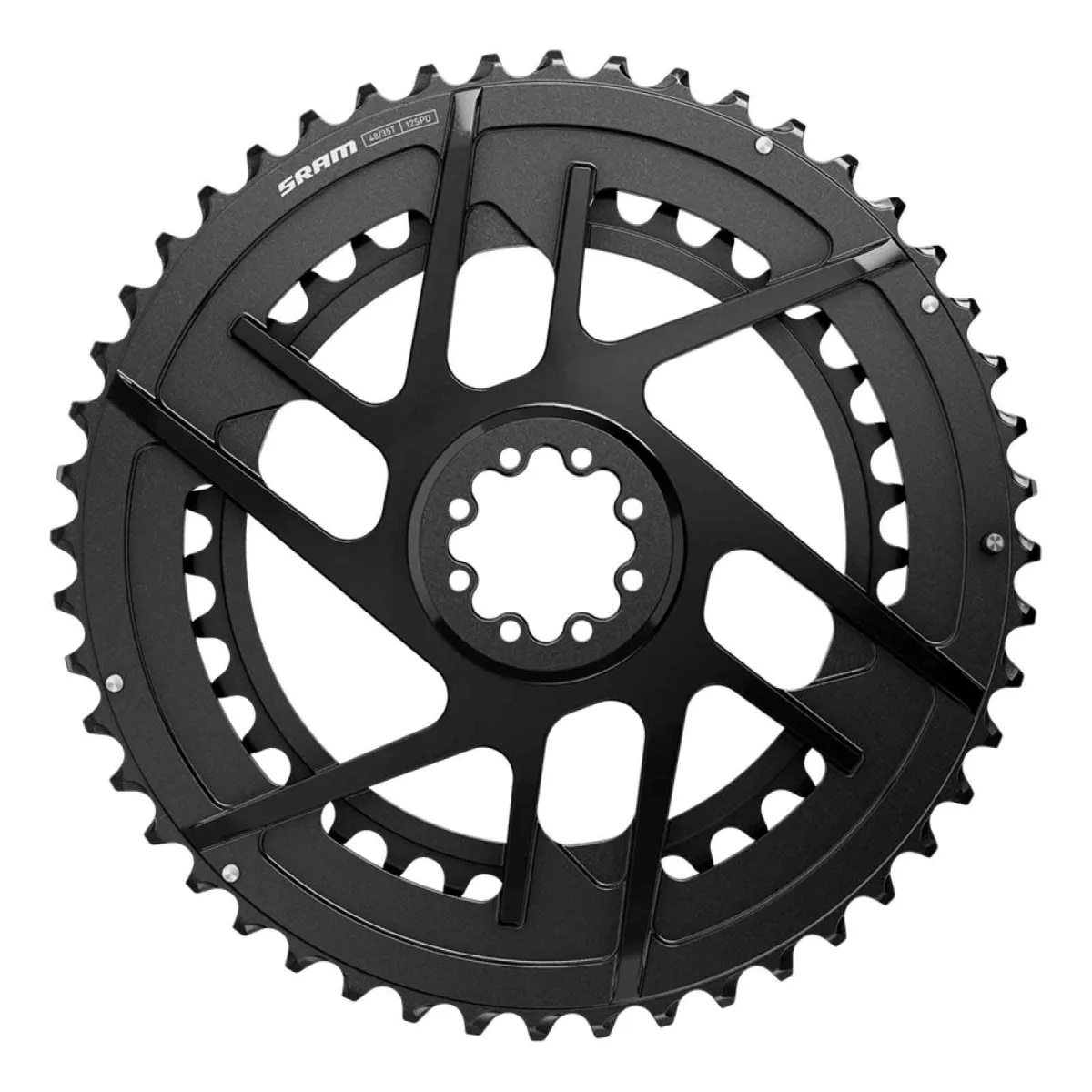 Sram Rival AXS E1 PWR Powermeter Kurbel DUB Road Alu | 12x2-fach Abstufung 46-33 Zähne 160 mm