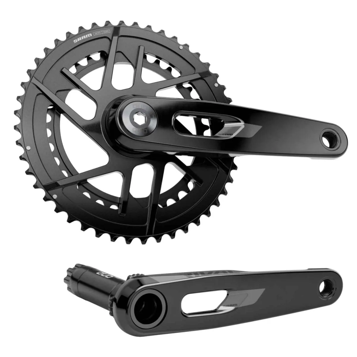 Sram Rival Kurbel E1 DUB Road Alu | 12x2-fach Abstufung 46-33 Zähne 175 mm Mod 26
