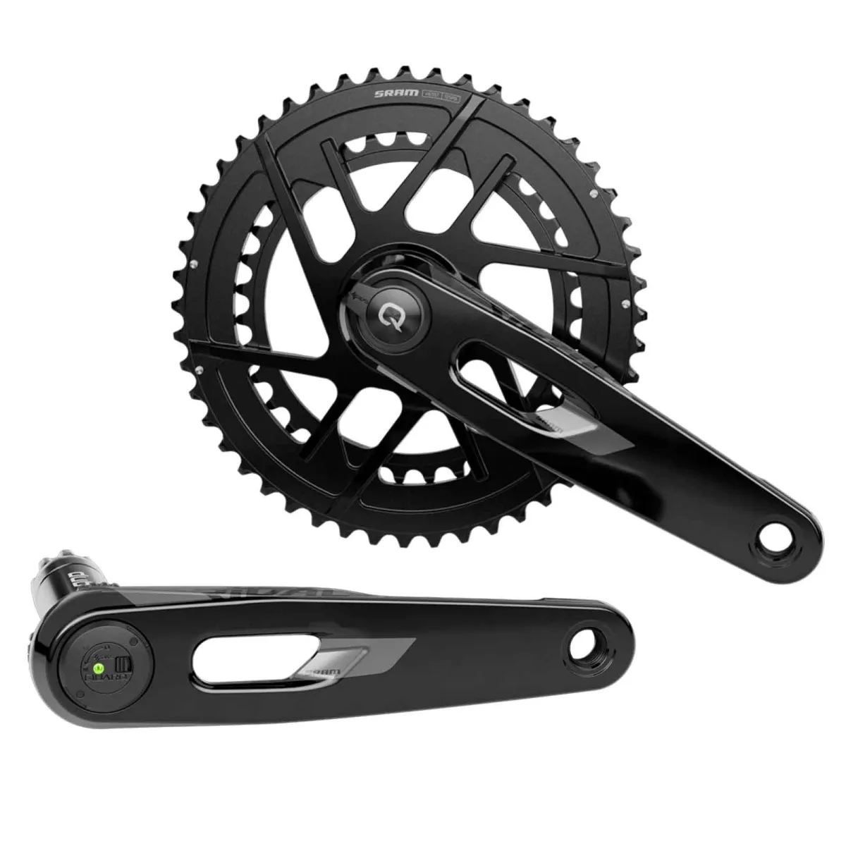 Sram Rival AXS E1 PWR Powermeter Kurbel DUB Road Alu | 12x2-fach Abstufung 46-33 Zähne 175 mm