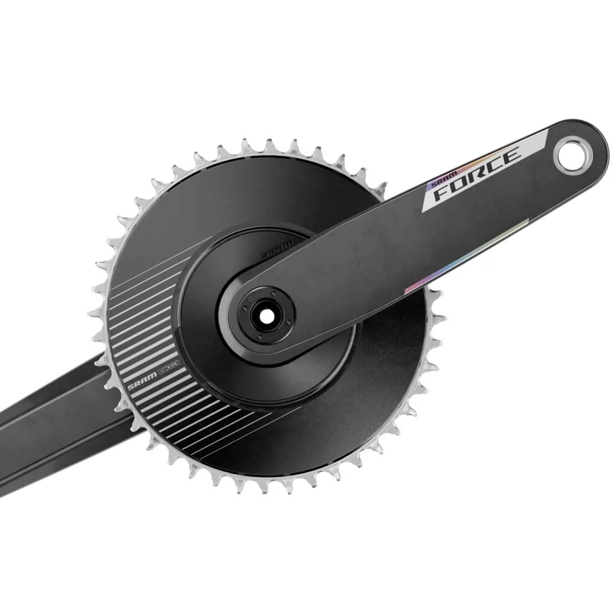 Sram Force 1x Kurbel E1 DUB Road Carbon | 1-fach Aero 50 Zähne 165 mm Mod 26