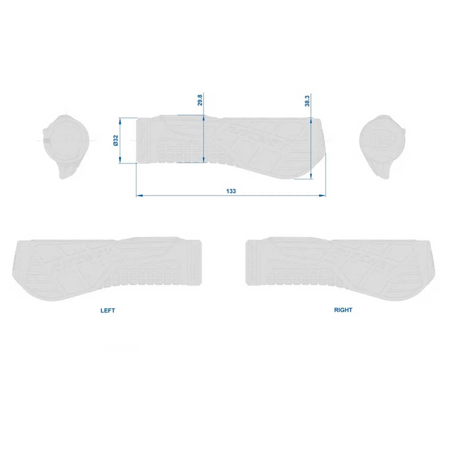 Ritchey WCS EGP Locking Lenkergriffe Farbe black