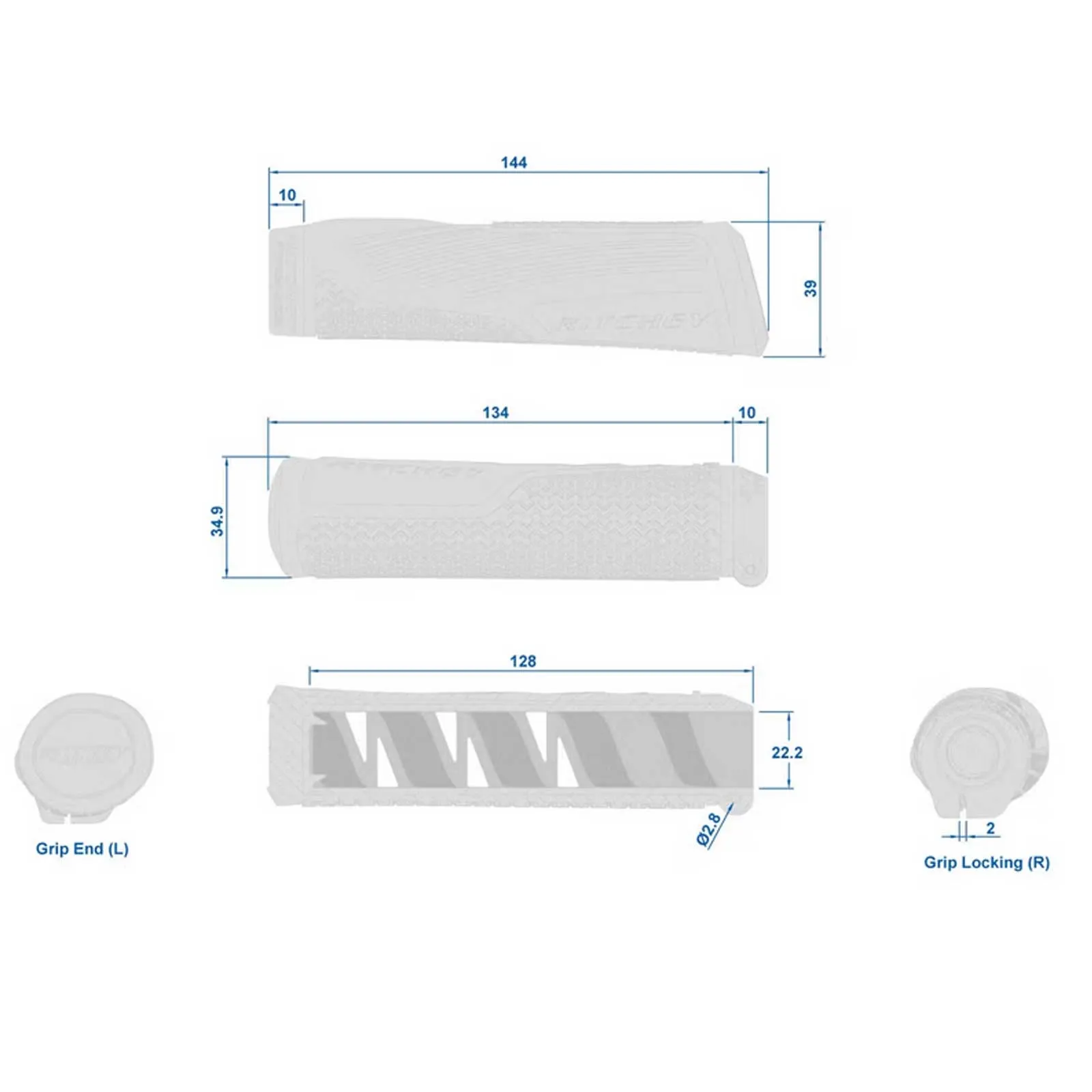 Ritchey WCS Trail Python Lenkergriffe Farbe black