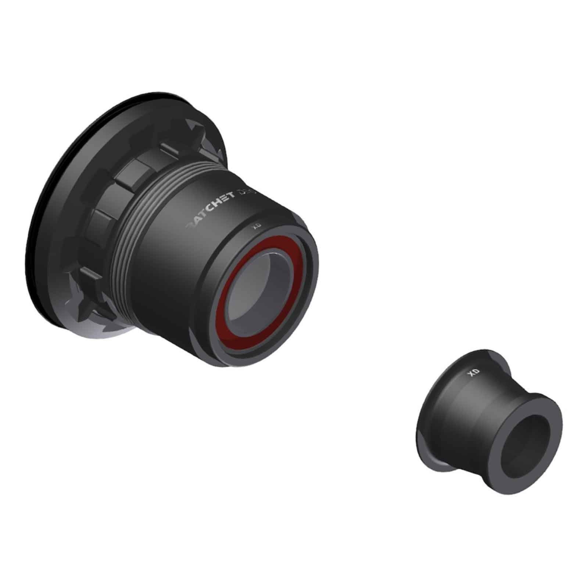 DT Swiss Ratchet DEG MTB Hybrid Freilaufkörper-Kit | Stahl Sram XD + Endanschlag rechts 12x148/157 mm