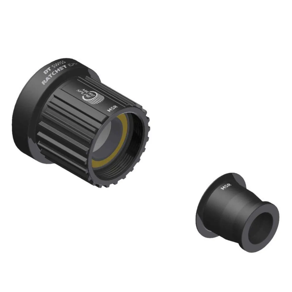 DT Swiss Ratchet EXP Road Freilaufkörper-Kit | Alu Ceramic Shimano Micro Spline + Endanschlag rechts 12x142/148 mm