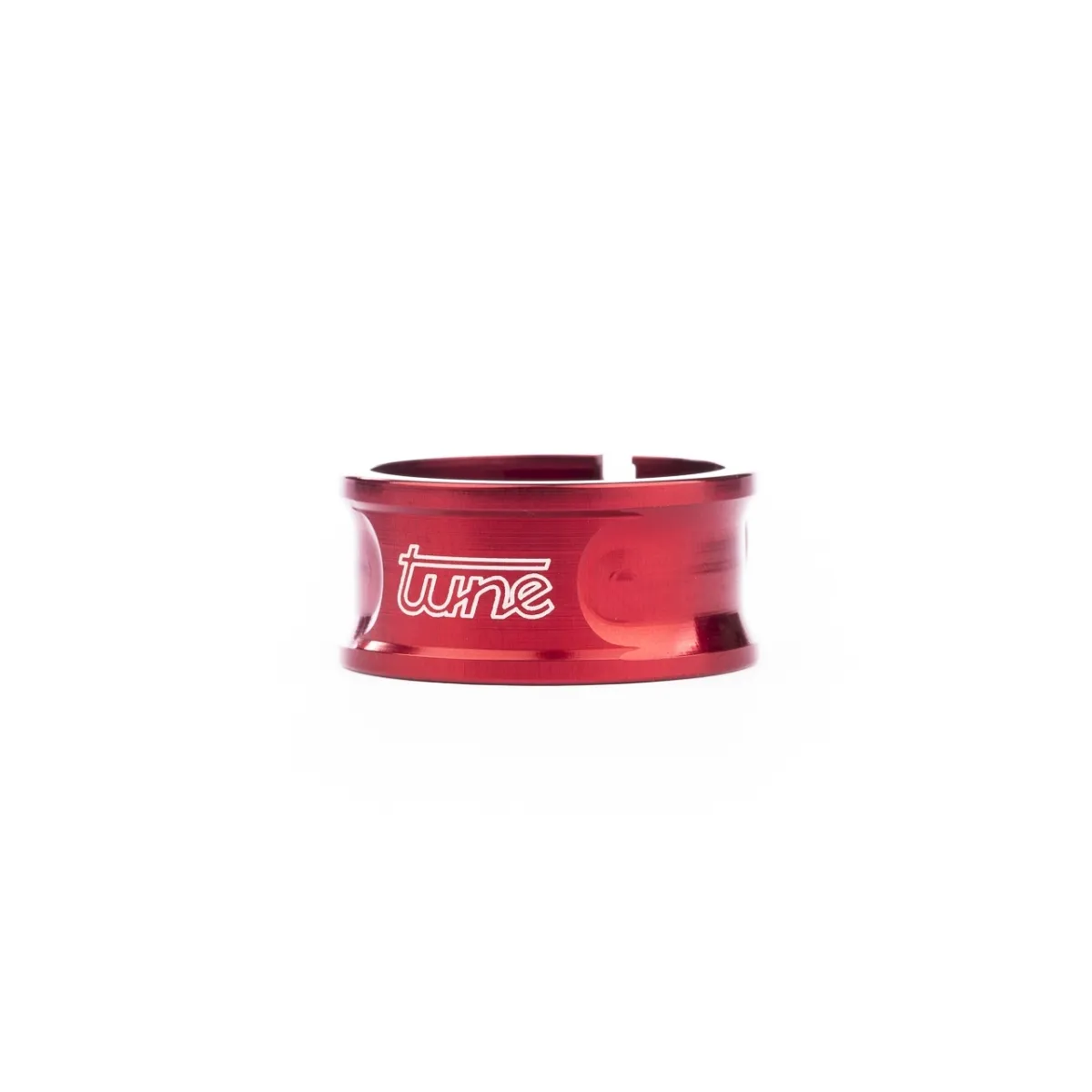 Tune Schraubwürger Sattelstützenklemme 34,9 mm rot