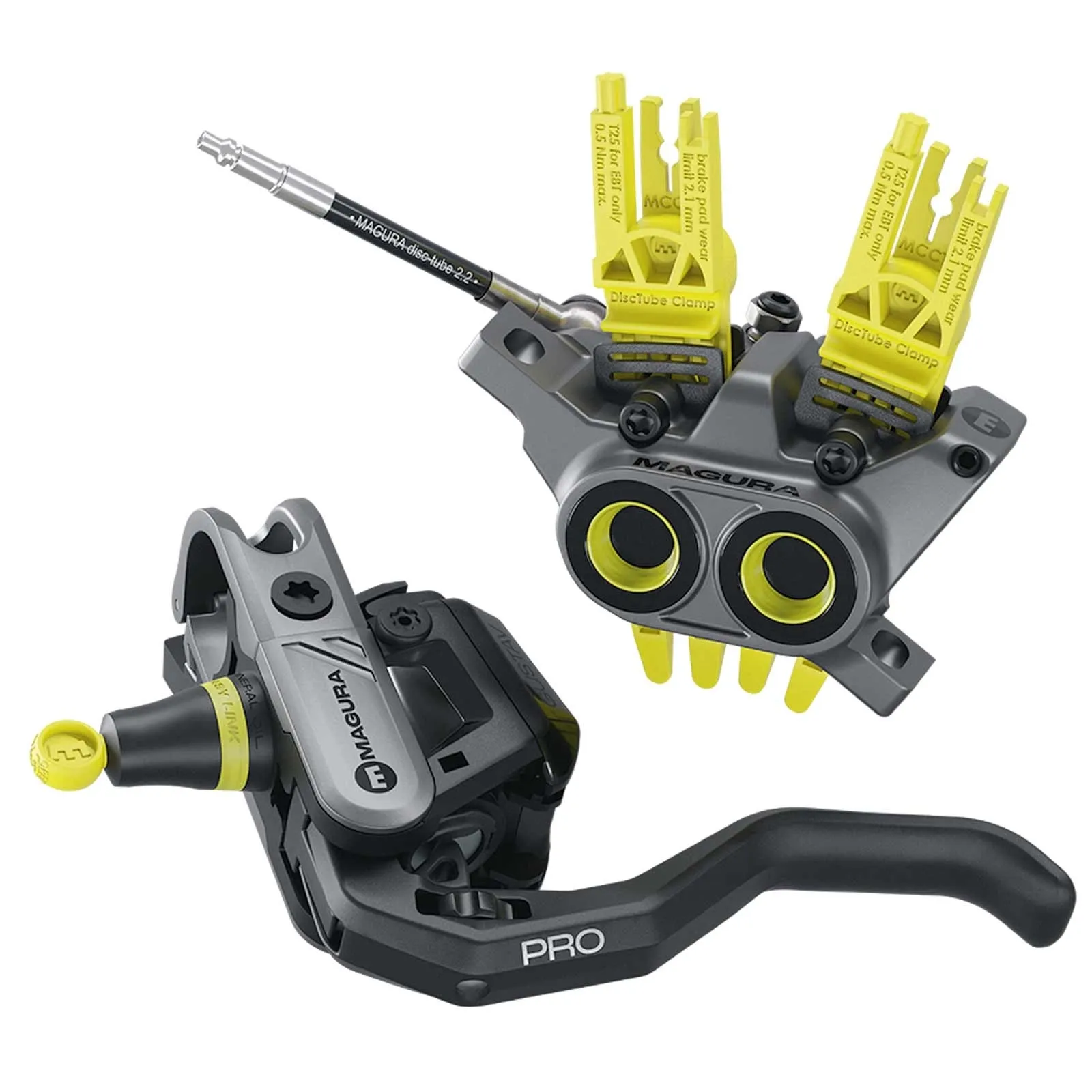 Disc Brake Set | Magura Gustsv Pro Scheibenbremsen + MDR-C 6 Loch Scheiben