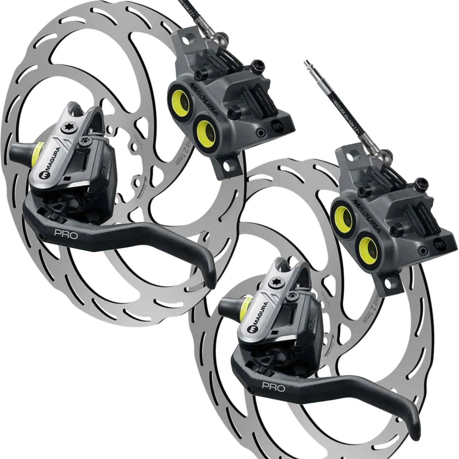 Disc Brake Set Magura Gustav Pro Scheibenbremse + MDR-S 2.5 Scheiben