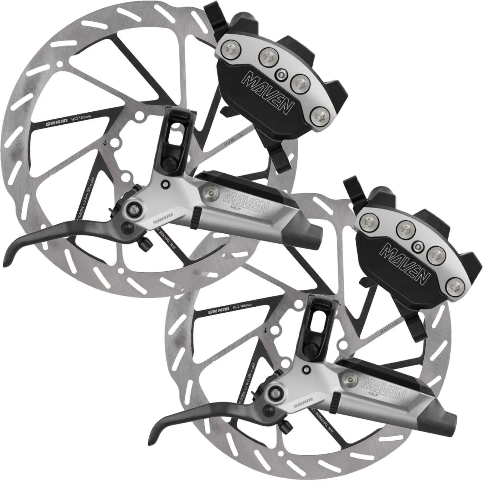 Disc Set Sram MAVEN Ultimate B1 Bremsen + + HS2 Bremsscheiben Disc 6 Loch