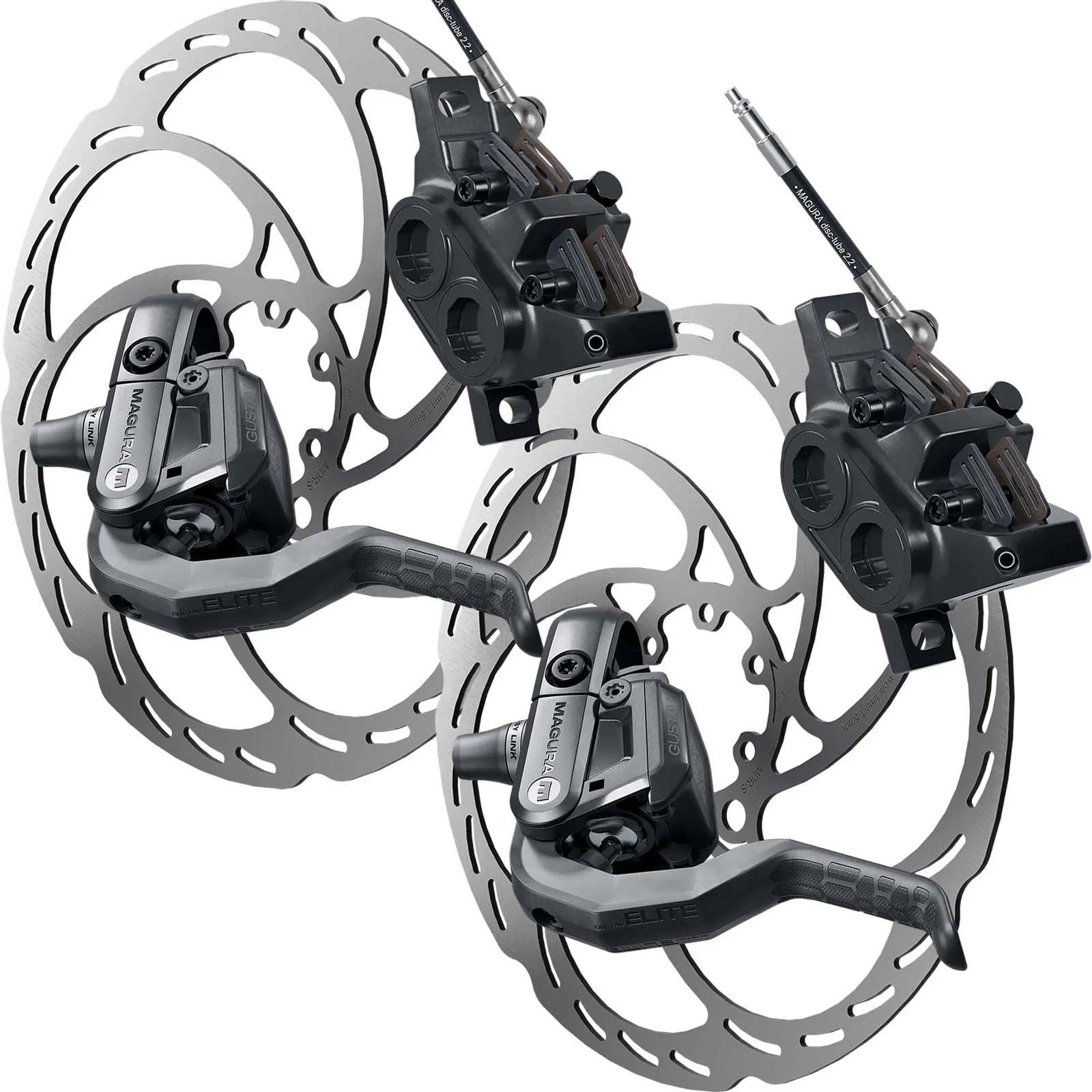 Disc Brake Set | Magura Gustav Elite Scheibenbremsen + MDR-S 2.0 Scheiben komplett