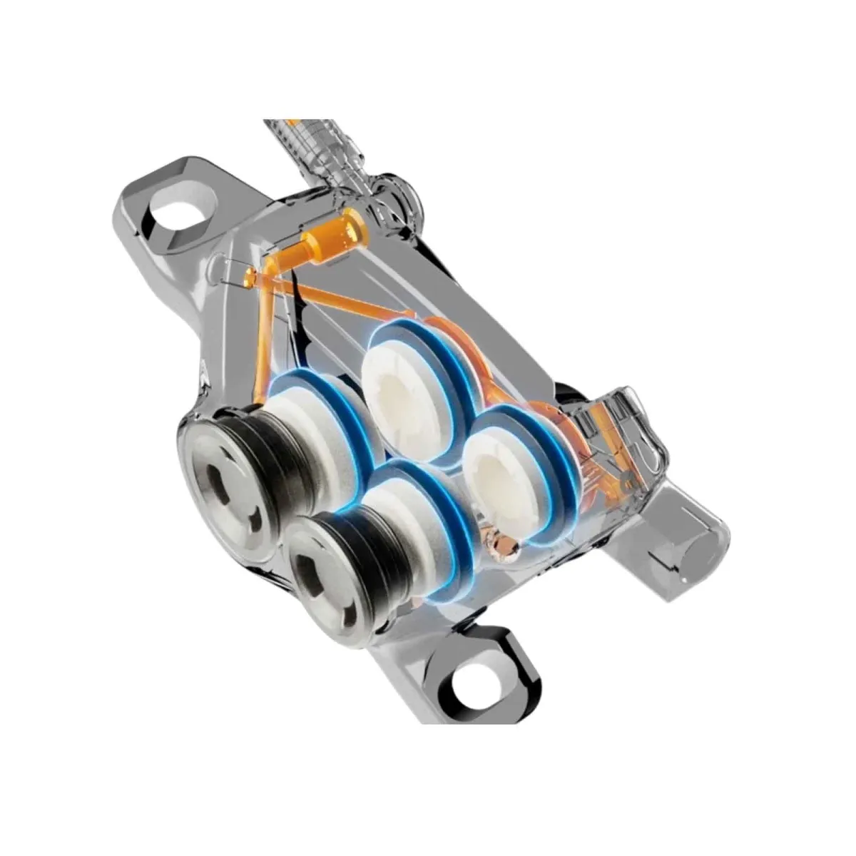 Shimano XTR M9220 Enduro Scheibenbremse 4 Kolben Hinterrad Griff rechts